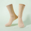 knitted new design sweat-absorbent plain business socks